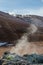 A fumarole on the slope of Mt. Namafjall