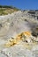 Fumarole in the Solfatara crater in the Phlegraean Fields in Italy