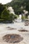 Fumaroles and cooking holes at Furnas lake