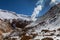 Fumaroles in the crater volcano