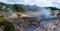 Fumaroles at Furnas lake at Sao Miguel island, Portugal...