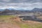 Fumaroles and mud pools at Hverir, Iceland