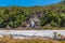 Fumaroles at Waimangu volcanic valley in New Zealand