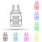 fumigator multi color style icon. Simple thin line, outline vector of pest control and insect icons for ui and ux, website or