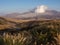 Fuming Nakadake crater covered in volcanic ash after 2016 Kumamoto earthquakes and eruption