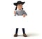 Fun 3d cartoon breton character