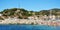 Fun, boats, rocks in Elba island, Italy