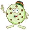 Fun character  cookie with marijuana flavor