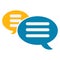Fun the cloud of speaking dialogue icon