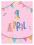 Fun and colorful April Fools\\\' design, detailed Typography and party background, great for web banners, wallpapers,