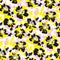 Fun dynamic modern abstract blossom flowers