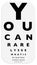 Fun eye chart illustration