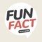 Fun fact typography bubble. Did you know knowledge design text message phrase information