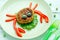 Fun food idea for kids - crab cake shaped real crab