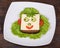 Fun food for kids - face on bread