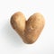 Fun heart-shaped double potato