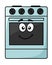 Fun kitchen appliance - a happy oven