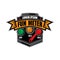 Fun Meter Racing event logo, good for tshirt design and badge