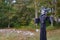 Fun Outdoor Halloween Decorations in Country Landscaping