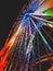 Fun Park Ferris wheel multi colored lights