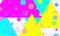 Fun Pattern. Abstract Colorful Funky Background.