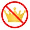 Fun Sign Anti Golden Crown