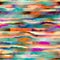 Fun summer ombre tie dye batik thin stripes pattern. Seamless space dyed bleed stripe linear effect. Washy boho beachy