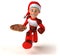 Fun Super Santa Claus - 3D Illustration