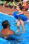 Fun in swimming pool