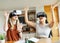 fun technology vr tech girl virtual innovation digital headset reality glass woman goggle female device entertainment