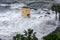 FUNCHAL, MADEIRA/PORTUGAL - APRIL 9 : Tropical storm hitting the