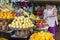 FUNCHAL, PORTUGAL - JUNE 25: Fresh exotic fruits