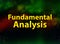 Fundamental Analysis abstract bokeh dark background