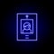 funeral, death, paper outline blue neon icon. detailed set of death illustrations icons. can be used for web, logo, mobile app, UI