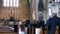 Funeral mass in the church