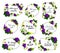 Funeral service vector wreaths and floral frames