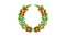 Funeral wreath icon animation