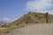 Funerary columns and tumulus mound at Karakus