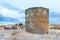 Funerary towers in Sillustani, Peru,South America- Inca prehistoric ruins