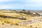 Funerary towers in Sillustani, Peru,South America- Inca prehistoric ruins near Puno,Titicaca l