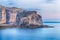 Fungus Rock in the Dwejra Bay using as Background on Wallpaper, Gozo, Malta