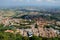 Funicular against the panorama of San Marino, Europe