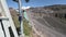 Funicular in the caucasus mountains