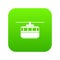 Funicular icon digital green