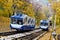 Funicular. One of the main tourist symbols of the city. Kiev, Ukraine