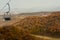 Funicular over the colored valley