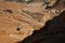 Funicular railway in fortress Masada