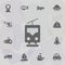 Funicular Railway icon. Simple set of transport icons. One of the collection for websites, web design, mobile app