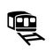 funicular railway icon. Trendy funicular railway logo concept on