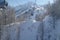 Funicular ski resort winter snowboarding extreme nice